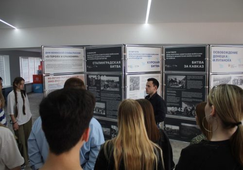 В ВГСПУ состоялась презентация выставки «Дни воинской славы России: о героях и сражениях»